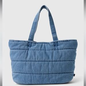 GAP Denim Puffer Tote